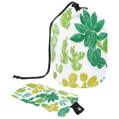 2PCS Colorful Cactus-84 Travel Cosmetic Bag: Your Ultimate Makeup Organizer & Bathroom Cases - With Drawstring, Cylindrical & Small Toiletry Bag