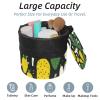 2PCS Artistic Cactus-113 Travel Cosmetic Bag Makeup Organizer Bag Bathroom Cases Toiletry Bag with Drawstring (Cylindrical bag and small bag) view 2