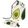 2PCS Fresh avocado-712 Travel Cosmetic Bag: Your Ultimate Makeup Organizer & Bathroom Cases - With Drawstring, Cylindrical & Small Toiletry Bag view 1