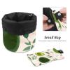 2PCS Fresh avocado-712 Travel Cosmetic Bag: Your Ultimate Makeup Organizer & Bathroom Cases - With Drawstring, Cylindrical & Small Toiletry Bag view 4