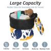 2PCS Aesthetic Sunflower-299 Travel Cosmetic Bag Makeup Organizer, Drawstring Bathroom Cases - Cylindrical & Small Toiletry Bag view 2