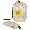 2PCS Colorful Sunflowers-361 Travel Cosmetic Bag Makeup Organizer Bag Bathroom Cases Toiletry Bag with Drawstring (Cylindrical bag and small bag) view 1