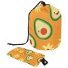 2PCS Fresh avocado-676 Travel Cosmetic Bag: Your Ultimate Makeup Organizer & Bathroom Cases - With Drawstring, Cylindrical & Small Toiletry Bag view 1