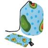 2PCS Fresh avocado-674 Travel Cosmetic Bag Makeup Organizer: Stylish Bathroom Cases with Drawstring, Cylindrical & Small Toiletry Bag view 1