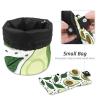 2PCS Green avocado-582 Travel Cosmetic Bag Makeup Organizer: Stylish Bathroom Cases with Drawstring, Cylindrical & Small Toiletry Bag view 4