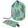 2PCS Colorful Cactus-95 Travel Cosmetic Bag Makeup Organizer, Drawstring Bathroom Cases - Cylindrical & Small Toiletry Bag view 1