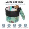 2PCS Colorful Cactus-95 Travel Cosmetic Bag Makeup Organizer, Drawstring Bathroom Cases - Cylindrical & Small Toiletry Bag view 2