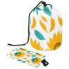 2PCS Aesthetic Sunflower-304 Travel Cosmetic Bag: Your Ultimate Makeup Organizer & Bathroom Cases - With Drawstring, Cylindrical & Small Toiletry Bag view 1