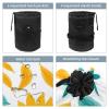 2PCS Aesthetic Sunflower-304 Travel Cosmetic Bag: Your Ultimate Makeup Organizer & Bathroom Cases - With Drawstring, Cylindrical & Small Toiletry Bag view 3