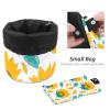 2PCS Aesthetic Sunflower-304 Travel Cosmetic Bag: Your Ultimate Makeup Organizer & Bathroom Cases - With Drawstring, Cylindrical & Small Toiletry Bag view 4