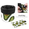 2PCS Green avocado-590 Travel Cosmetic Bag Makeup Organizer: Stylish Bathroom Cases with Drawstring, Cylindrical & Small Toiletry Bag view 4