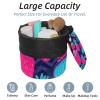 2PCS Colorful Cactus-4 Travel Cosmetic Bag: Your Ultimate Makeup Organizer & Bathroom Cases - With Drawstring, Cylindrical & Small Toiletry Bag view 2