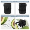 2PCS Fresh avocado-730 Travel Cosmetic Bag Makeup Organizer: Stylish Bathroom Cases with Drawstring, Cylindrical & Small Toiletry Bag view 3