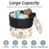 2PCS Colorful Cactus-98 Travel Cosmetic Bag Makeup Organizer: Stylish Bathroom Cases with Drawstring, Cylindrical & Small Toiletry Bag view 2