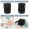 2PCS Colorful Cactus-98 Travel Cosmetic Bag Makeup Organizer: Stylish Bathroom Cases with Drawstring, Cylindrical & Small Toiletry Bag view 3