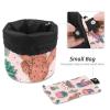 2PCS Colorful Cactus-19 Travel Cosmetic Bag Makeup Organizer, Drawstring Bathroom Cases - Cylindrical & Small Toiletry Bag view 4