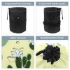 2PCS Colorful Cactus-78 Travel Cosmetic Bag Makeup Organizer: Stylish Bathroom Cases with Drawstring, Cylindrical & Small Toiletry Bag view 3