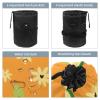 2PCS Green avocado-666 Travel Cosmetic Bag Makeup Organizer: Stylish Bathroom Cases with Drawstring, Cylindrical & Small Toiletry Bag view 3