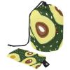 2PCS Fresh avocado-686 Travel Cosmetic Bag Makeup Organizer: Stylish Bathroom Cases with Drawstring, Cylindrical & Small Toiletry Bag view 1