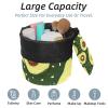 2PCS Fresh avocado-686 Travel Cosmetic Bag Makeup Organizer: Stylish Bathroom Cases with Drawstring, Cylindrical & Small Toiletry Bag view 2