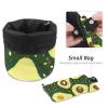 2PCS Fresh avocado-686 Travel Cosmetic Bag Makeup Organizer: Stylish Bathroom Cases with Drawstring, Cylindrical & Small Toiletry Bag view 4