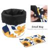 2PCS Aesthetic Sunflower-296 Travel Cosmetic Bag: Your Ultimate Makeup Organizer & Bathroom Cases - With Drawstring, Cylindrical & Small Toiletry Bag view 4