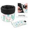 2PCS Artistic Cactus-110 Travel Cosmetic Bag Makeup Organizer: Stylish Bathroom Cases with Drawstring, Cylindrical & Small Toiletry Bag view 4