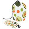 2PCS Green avocado-639 Travel Cosmetic Bag Makeup Organizer, Drawstring Bathroom Cases - Cylindrical & Small Toiletry Bag view 1