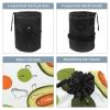 2PCS Green avocado-639 Travel Cosmetic Bag Makeup Organizer, Drawstring Bathroom Cases - Cylindrical & Small Toiletry Bag view 3