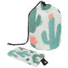 2PCS Artistic Cactus-181 Travel Cosmetic Bag Makeup Organizer Bag Bathroom Cases Toiletry Bag with Drawstring (Cylindrical bag and small bag) view 1