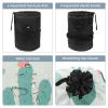 2PCS Artistic Cactus-181 Travel Cosmetic Bag Makeup Organizer Bag Bathroom Cases Toiletry Bag with Drawstring (Cylindrical bag and small bag) view 3