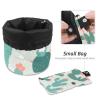 2PCS Artistic Cactus-181 Travel Cosmetic Bag Makeup Organizer Bag Bathroom Cases Toiletry Bag with Drawstring (Cylindrical bag and small bag) view 4
