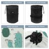 2PCS Artistic Cactus-180 Travel Cosmetic Bag: Your Ultimate Makeup Organizer & Bathroom Cases - With Drawstring, Cylindrical & Small Toiletry Bag view 3