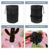 2PCS Colorful Cactus-21 Travel Cosmetic Bag Makeup Organizer Bag Bathroom Cases Toiletry Bag with Drawstring (Cylindrical bag and small bag) view 3