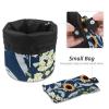2PCS Artistic Sunflowers-283 Travel Cosmetic Bag Makeup Organizer, Drawstring Bathroom Cases - Cylindrical & Small Toiletry Bag view 3