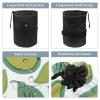 2PCS Fresh avocado-722 Travel Cosmetic Bag Makeup Organizer: Stylish Bathroom Cases with Drawstring, Cylindrical & Small Toiletry Bag view 3