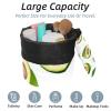 2PCS Fresh avocado-728 Travel Cosmetic Bag: Your Ultimate Makeup Organizer & Bathroom Cases - With Drawstring, Cylindrical & Small Toiletry Bag view 2