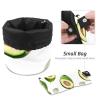 2PCS Fresh avocado-728 Travel Cosmetic Bag: Your Ultimate Makeup Organizer & Bathroom Cases - With Drawstring, Cylindrical & Small Toiletry Bag view 4