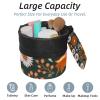 2PCS Colorful Sunflowers-373 Travel Cosmetic Bag Makeup Organizer Bag Bathroom Cases Toiletry Bag with Drawstring (Cylindrical bag and small bag) view 2