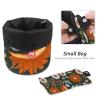 2PCS Colorful Sunflowers-373 Travel Cosmetic Bag Makeup Organizer Bag Bathroom Cases Toiletry Bag with Drawstring (Cylindrical bag and small bag) view 4