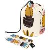 2PCS Colorful Cactus-53 Travel Cosmetic Bag Makeup Organizer Bag Bathroom Cases Toiletry Bag with Drawstring (Cylindrical bag and small bag) view 1