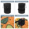 2PCS Green avocado-622 Travel Cosmetic Bag Makeup Organizer: Stylish Bathroom Cases with Drawstring, Cylindrical & Small Toiletry Bag view 3