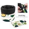 2PCS Fresh avocado-687 Travel Cosmetic Bag Makeup Organizer, Drawstring Bathroom Cases - Cylindrical & Small Toiletry Bag view 4
