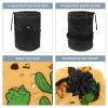 2PCS Artistic Cactus-159 Travel Cosmetic Bag Makeup Organizer, Drawstring Bathroom Cases - Cylindrical & Small Toiletry Bag view 3