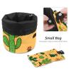 2PCS Artistic Cactus-159 Travel Cosmetic Bag Makeup Organizer, Drawstring Bathroom Cases - Cylindrical & Small Toiletry Bag view 4