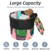 2PCS Artistic Cactus-141 Travel Cosmetic Bag Makeup Organizer Bag Bathroom Cases Toiletry Bag with Drawstring (Cylindrical bag and small bag) view 2