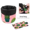 2PCS Artistic Cactus-141 Travel Cosmetic Bag Makeup Organizer Bag Bathroom Cases Toiletry Bag with Drawstring (Cylindrical bag and small bag) view 4