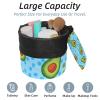 2PCS Green avocado-664 Travel Cosmetic Bag: Your Ultimate Makeup Organizer & Bathroom Cases - With Drawstring, Cylindrical & Small Toiletry Bag view 2
