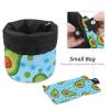 2PCS Green avocado-664 Travel Cosmetic Bag: Your Ultimate Makeup Organizer & Bathroom Cases - With Drawstring, Cylindrical & Small Toiletry Bag view 4