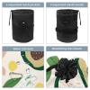 2PCS Fresh avocado-688 Travel Cosmetic Bag: Your Ultimate Makeup Organizer & Bathroom Cases - With Drawstring, Cylindrical & Small Toiletry Bag view 3